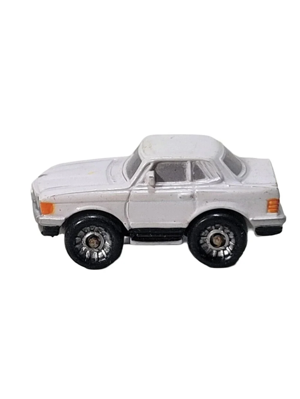 Vintage Micro Machines Mercedes Benz 450 SLC White Sun Changers Car Galoob 1989